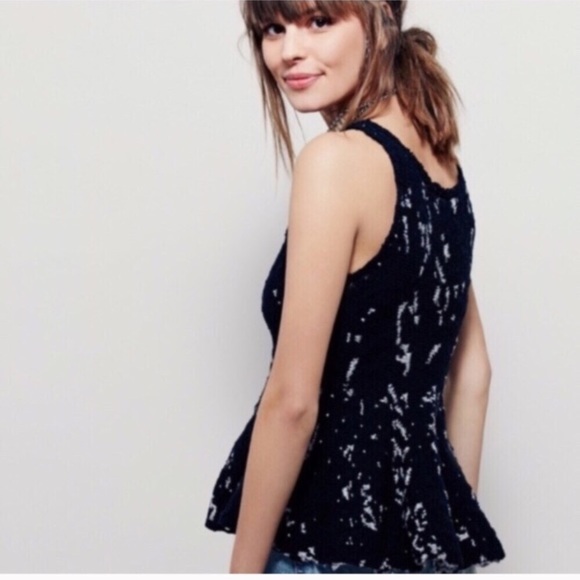Free People Tops - Free People Flare Knit Top Size Medium